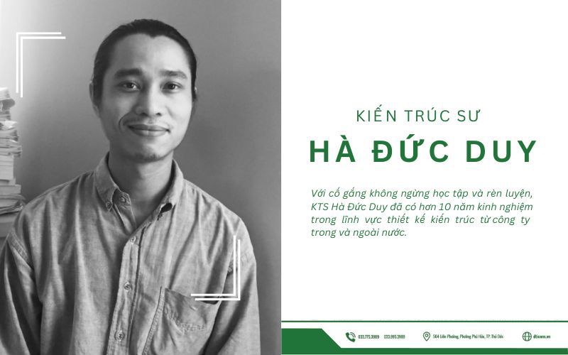 Giới thiệu về kiến trúc sư Hà Đức Duy