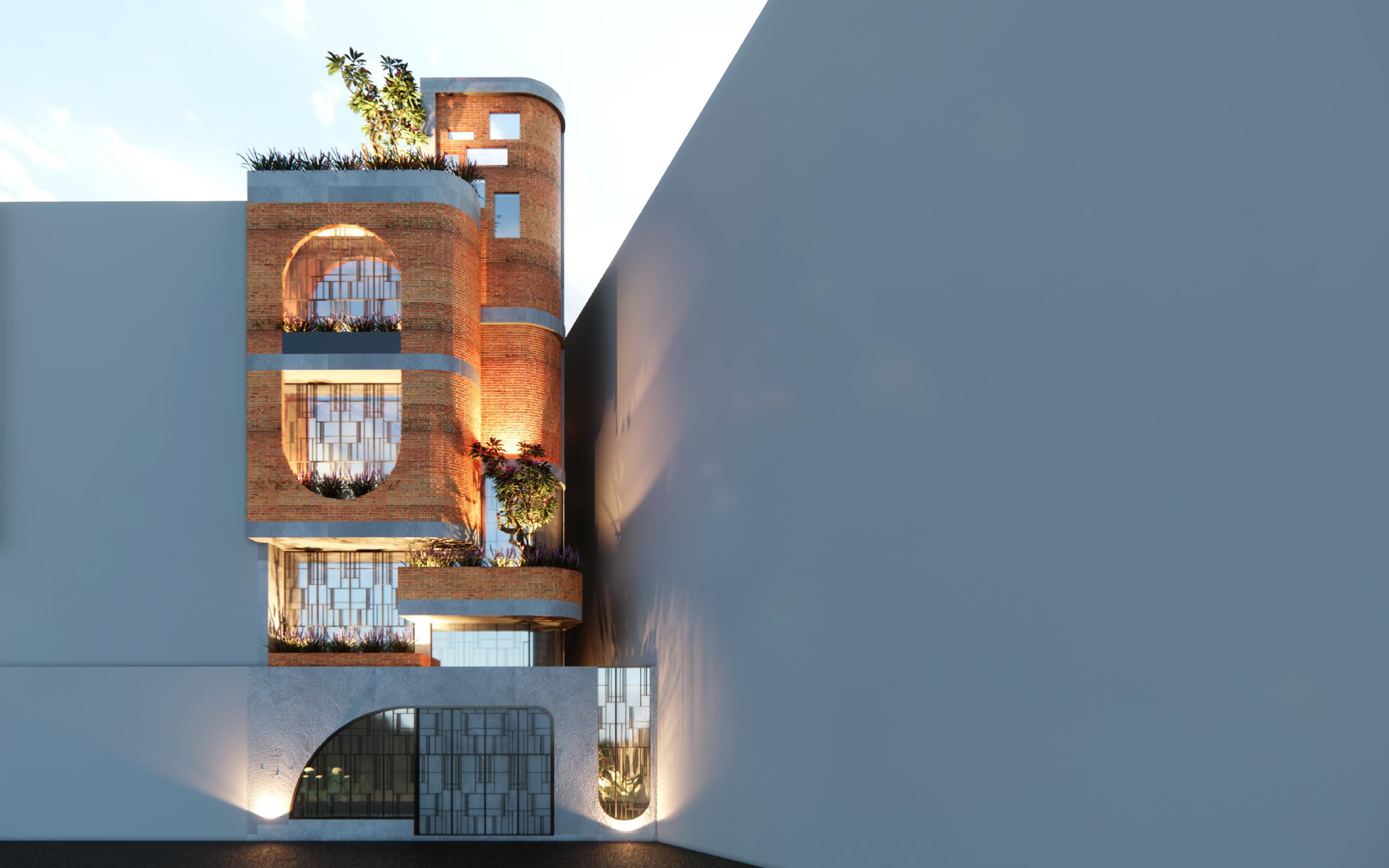 Quyên House - Thiết kế nhà phố với phong cách hiện đại ấn tượng