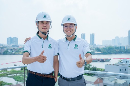 Dịch vụ xây nhà trọn gói Đức Tín Construction.