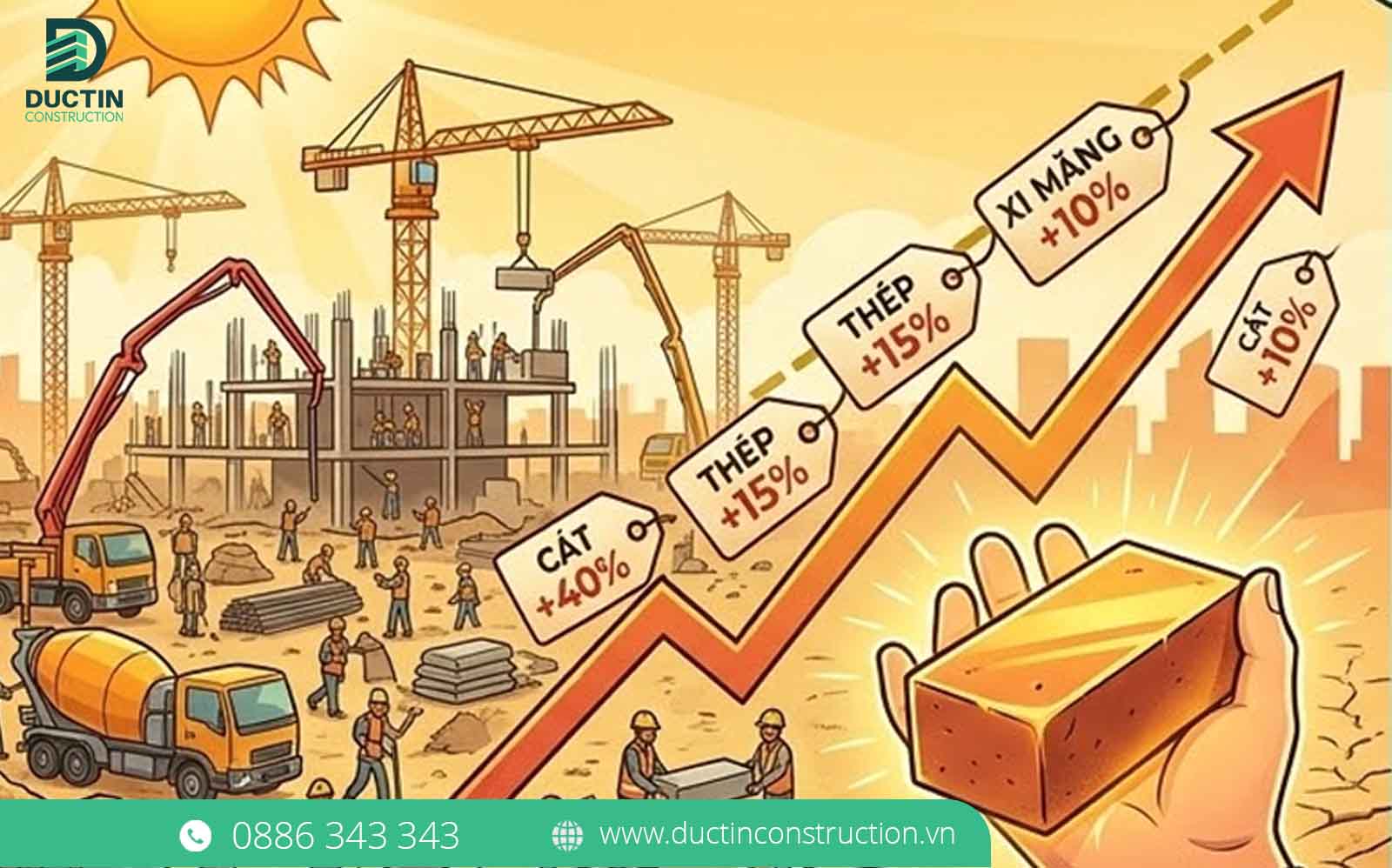 tai sao vat lieu xay dung mua kho tang nhanh