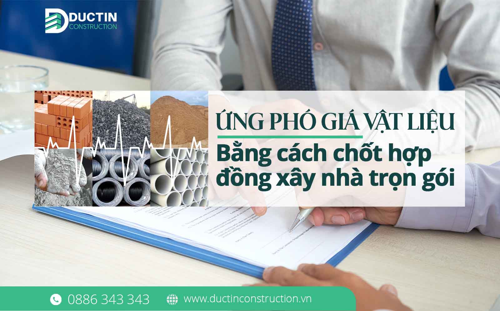 Ứng phó giá vật liệu tăng bằng cách chốt hợp đồng xây nhà trọn gói