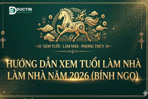 Xem tuổi và ngày tốt khởi công làm nhà tháng 6, 7, 8 (Năm 2026)