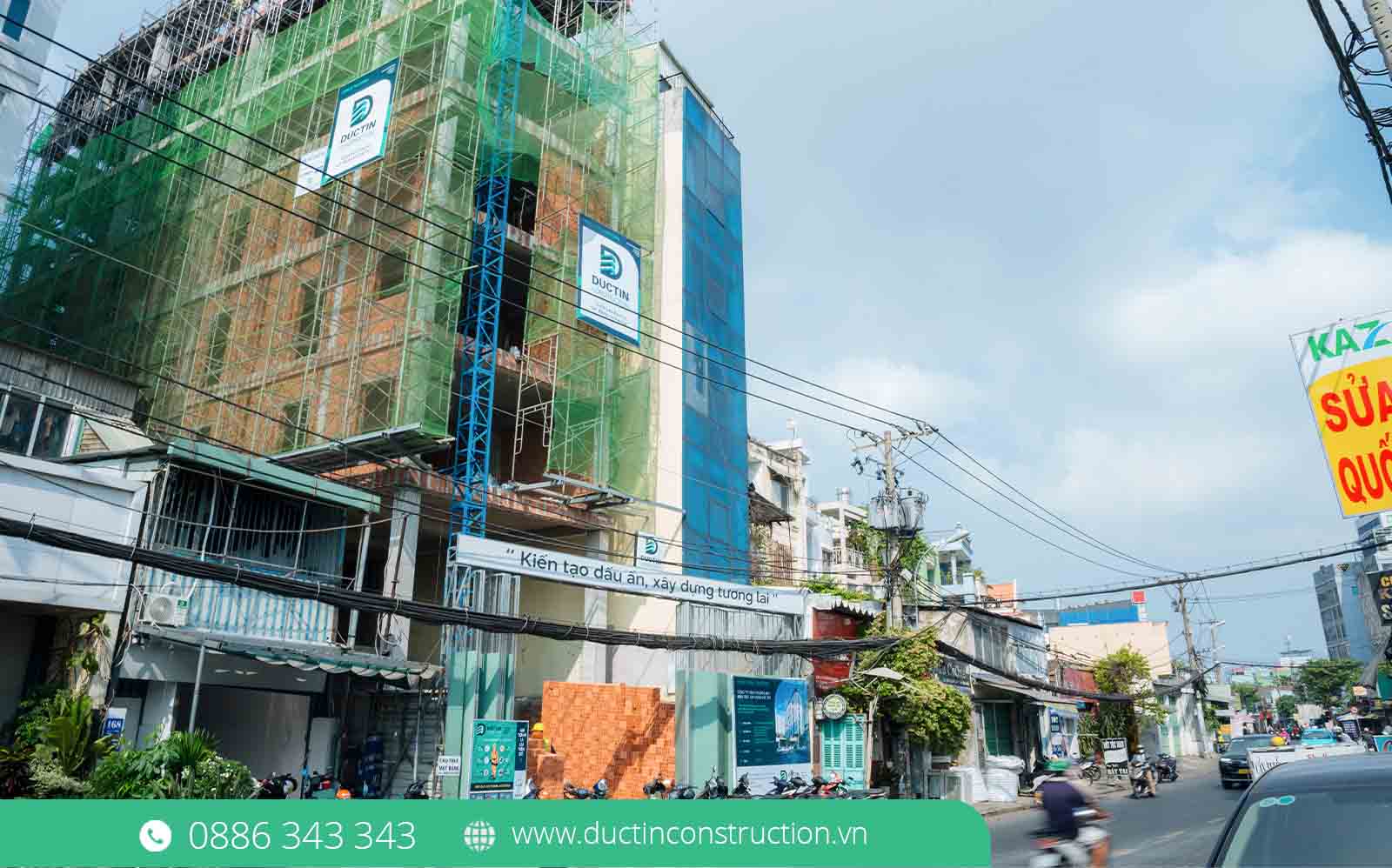Duc Tin Construction: Nhà thầu xây dựng văn phòng cho thuê nổi bật tại Ung Văn Khiêm, Thành phố Hồ Chí Minh