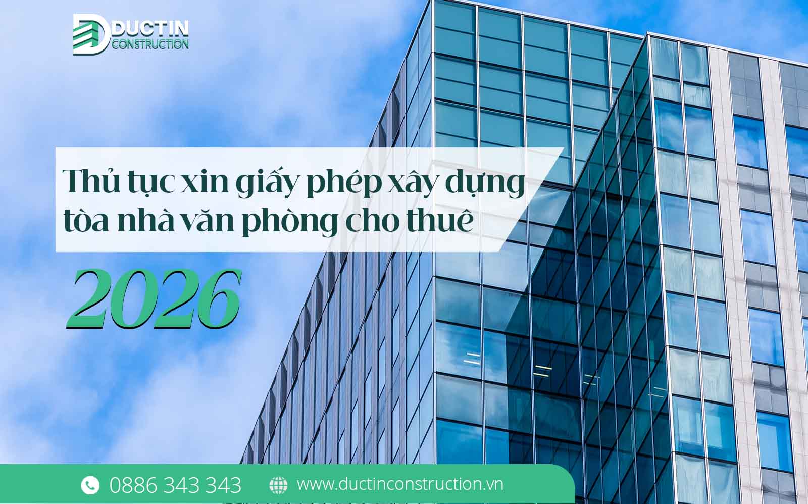 Thủ tục xin giấy phép xây dựng tòa nhà văn phòng cho thuê mới nhất 2026
