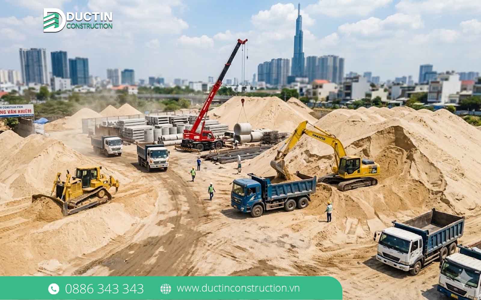 Giá cát xây dựng biến động như thế nào hiện nay? Cảnh báo rủi ro