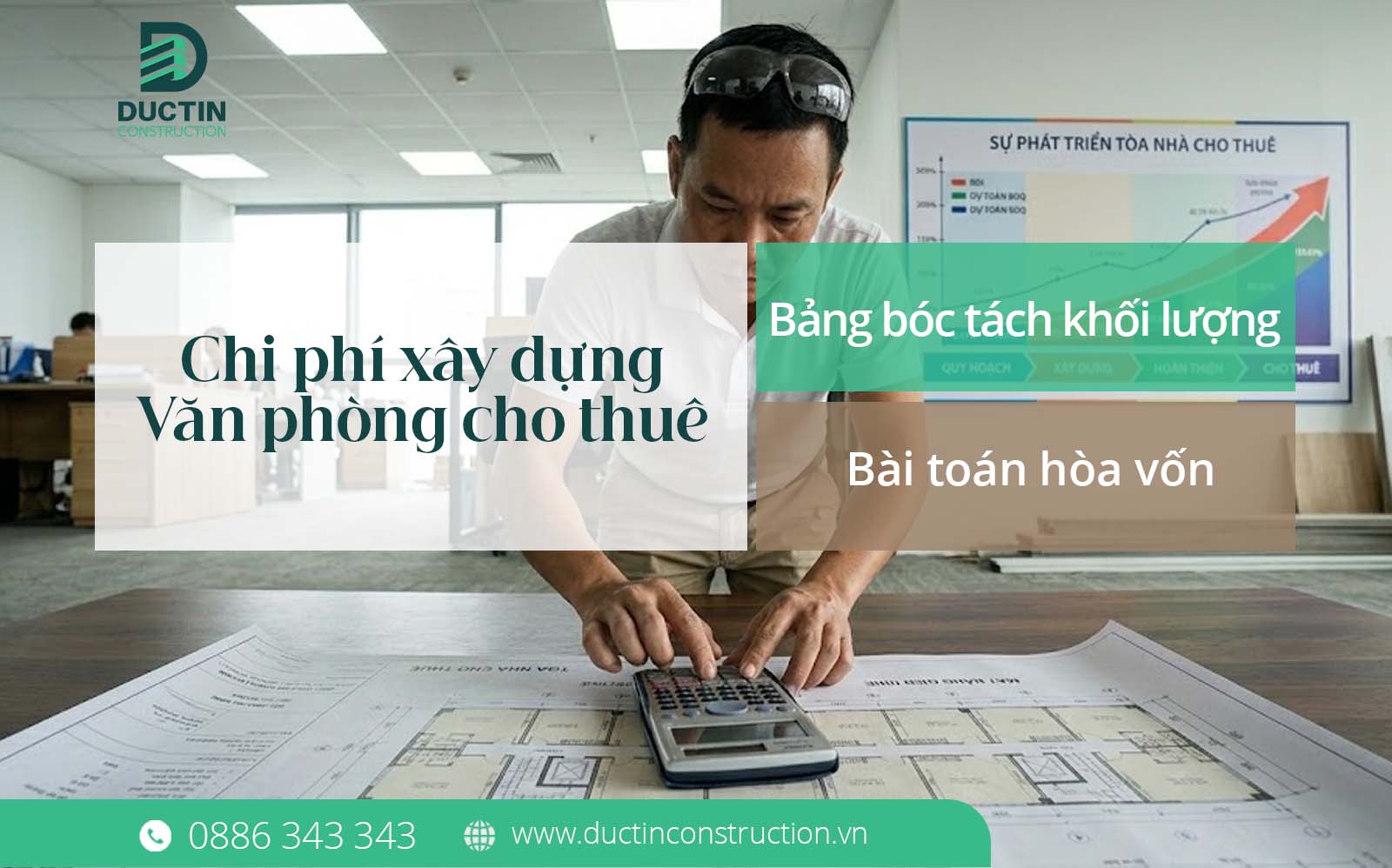Chi phí xây dựng văn phòng cho thuê 2026: Bóc tách BOQ & bài toán hòa vốn (ROI)