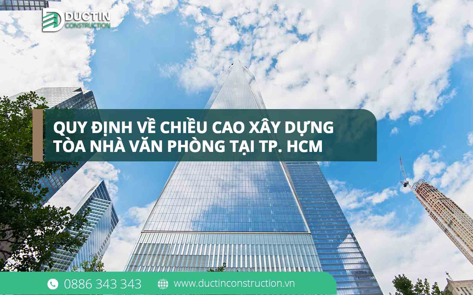 Quy định chiều cao xây dựng tòa nhà văn phòng tại Tp. Hồ Chí Minh mới nhất