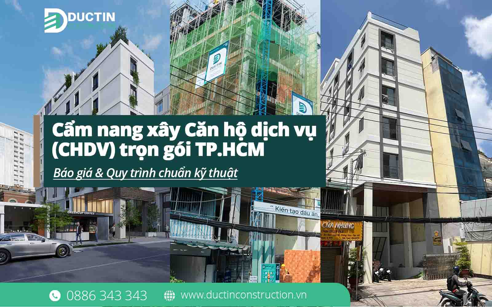 Cẩm nang xây Căn hộ dịch vụ (CHDV) trọn gói TP.HCM: Báo giá & Quy trình chuẩn kỹ thuật