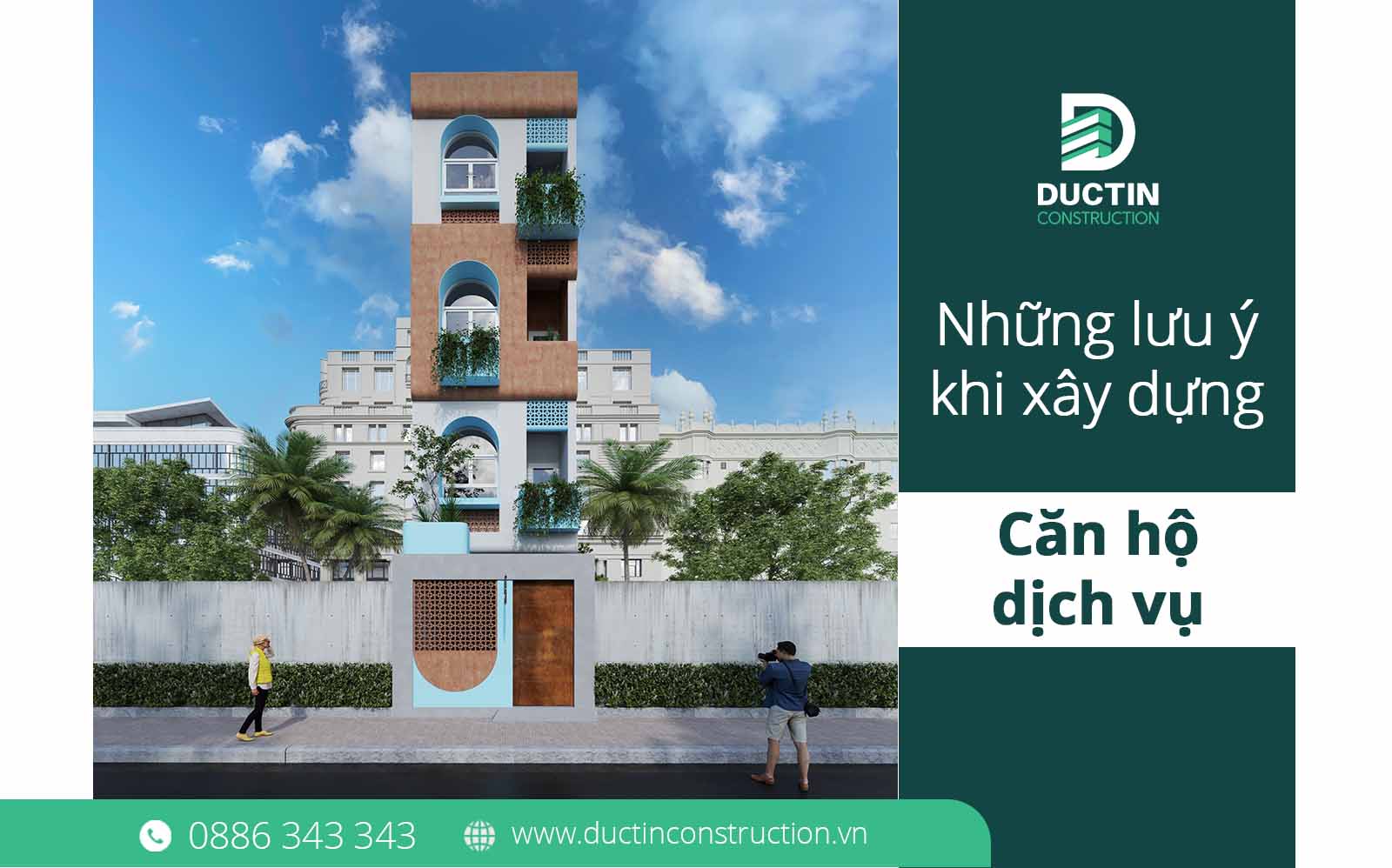 Những lưu ý khi xây dựng căn hộ dịch vụ