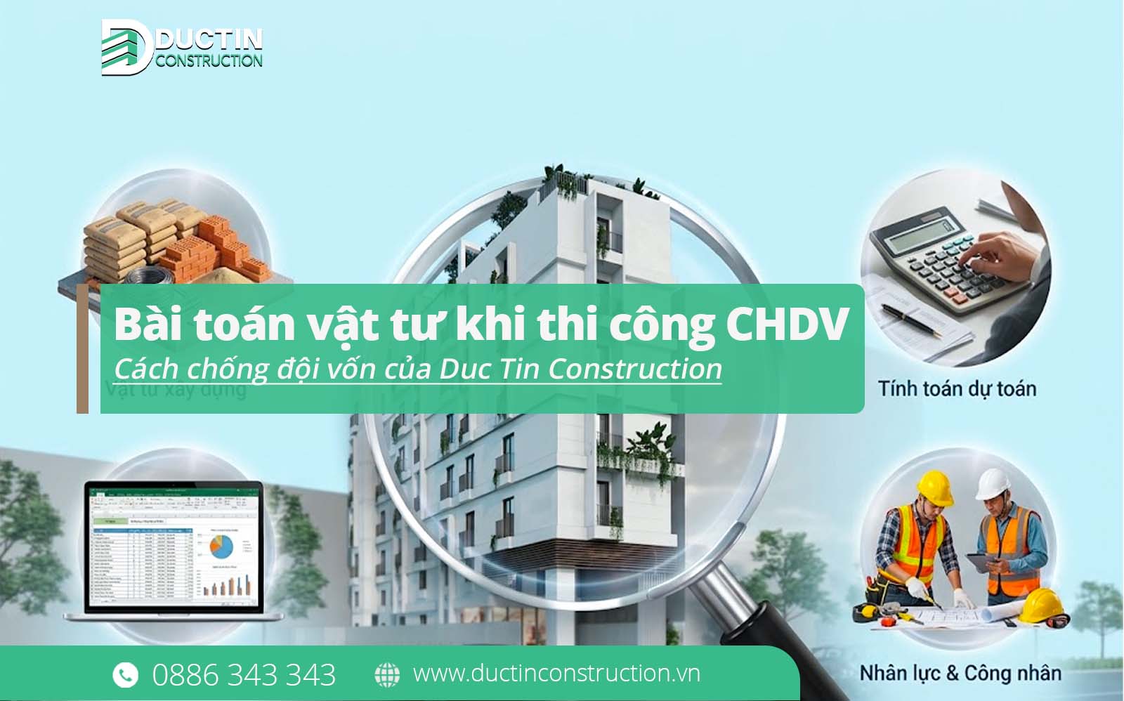 Bài toán vật tư khi thi công căn hộ cho thuê: Cách chống đội vốn