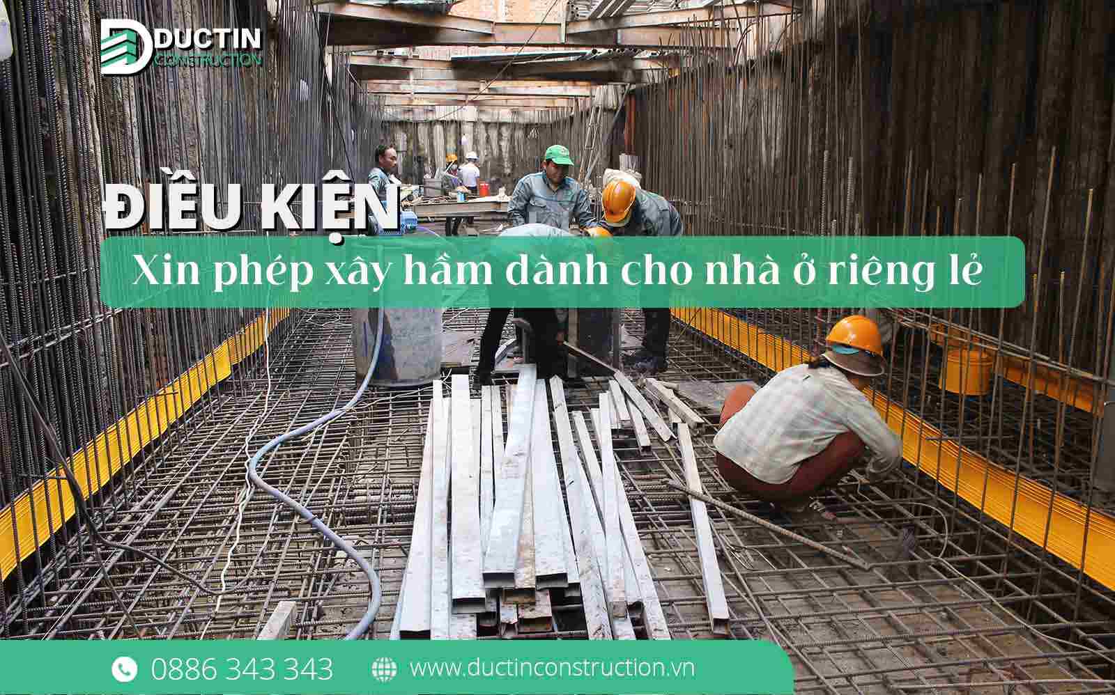 Điều kiện xin phép xây hầm dành cho nhà ở riêng lẻ: Quy định bắt buộc cần nắm rõ