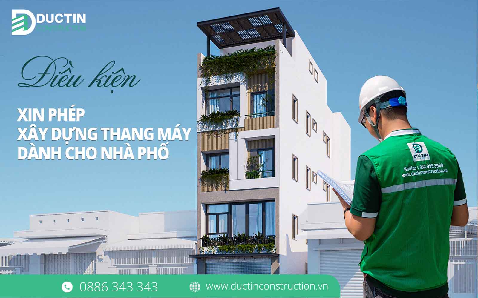 Lap thang may nha pho co can xin giay phep