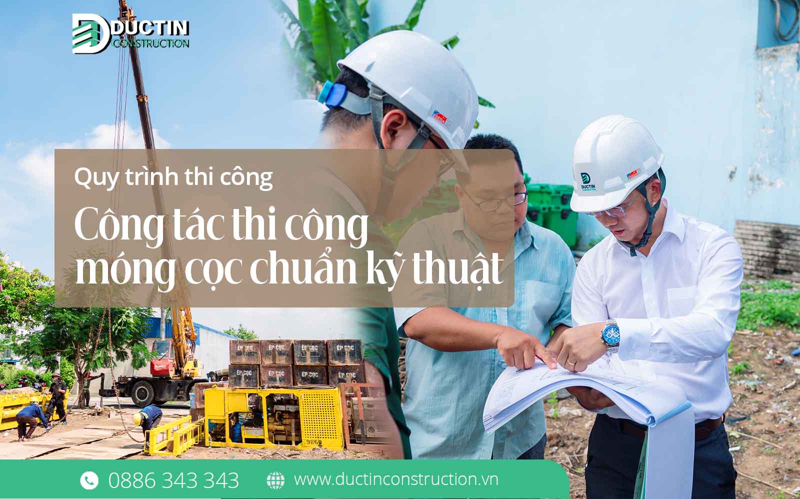 Quy trình thi công móng cọc chuẩn kỹ thuật: Nền tảng vững chắc cho ngôi nhà trăm năm