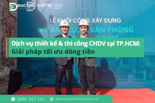 Dịch vụ thiết kế & thi công Căn hộ dịch vụ (CHDV) chuyên nghiệp tại TP.HCM: Giải pháp tối ưu dòng tiền