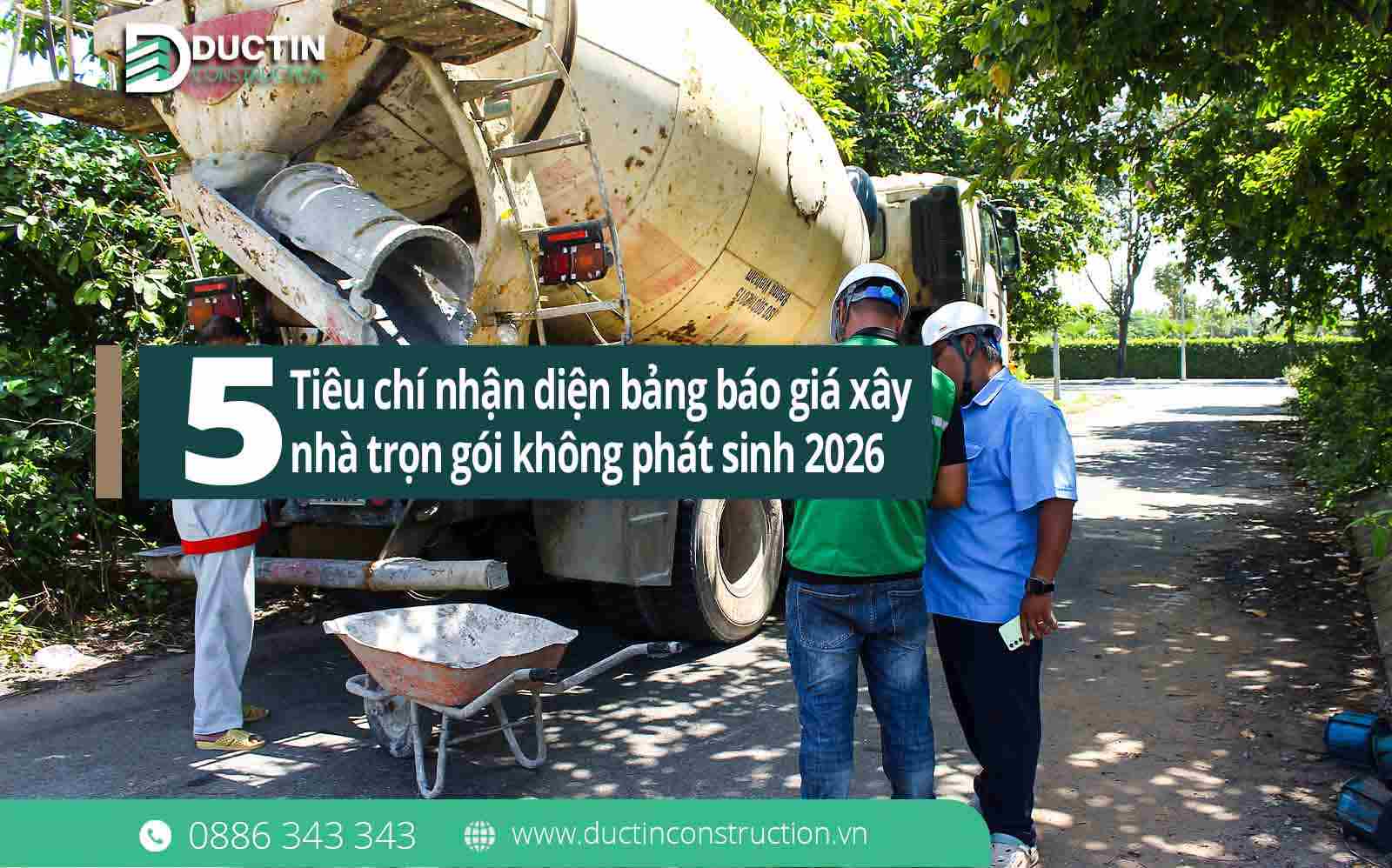 5 Tiêu chí nhận diện bảng báo giá xây nhà trọn gói không phát sinh 2026