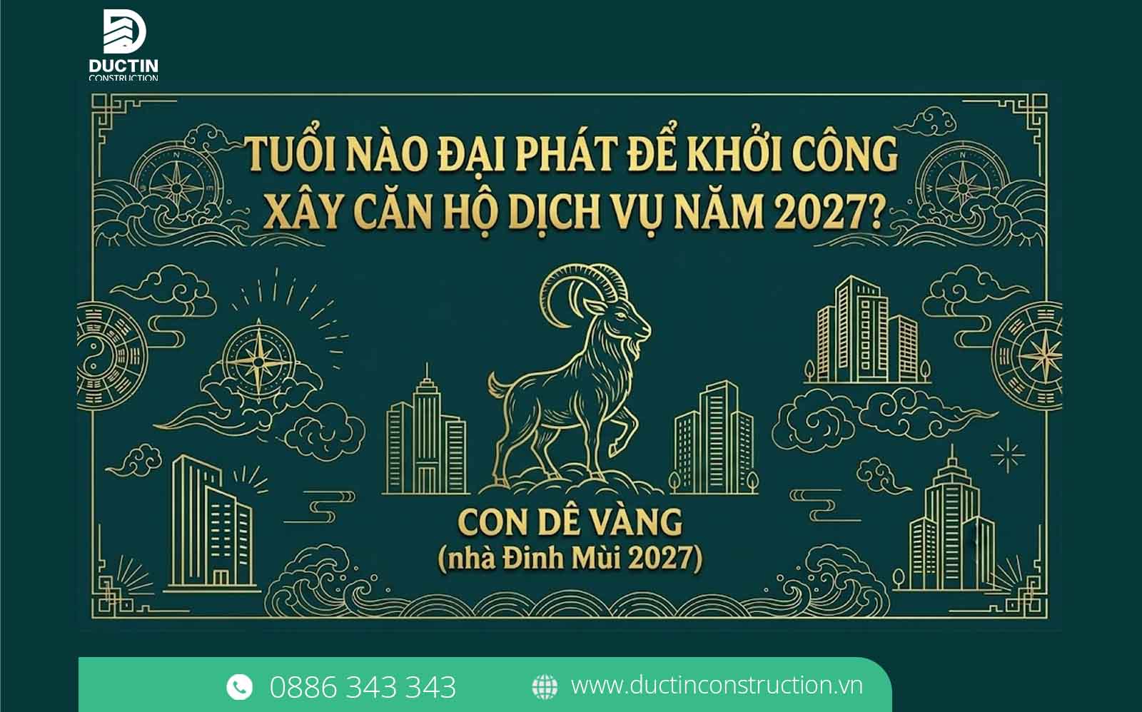 Tuổi nào đại phát để khởi công xây căn hộ dịch vụ năm 2027?