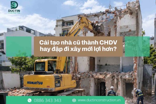 Cải tạo nhà cũ thành Căn hộ dịch vụ hay đập đi xây mới lợi hơn? Phân tích bài toán dòng tiền thực tế