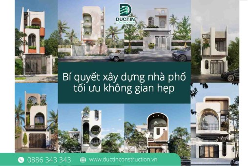Bí quyết xây dựng nhà phố tối ưu không gian hẹp