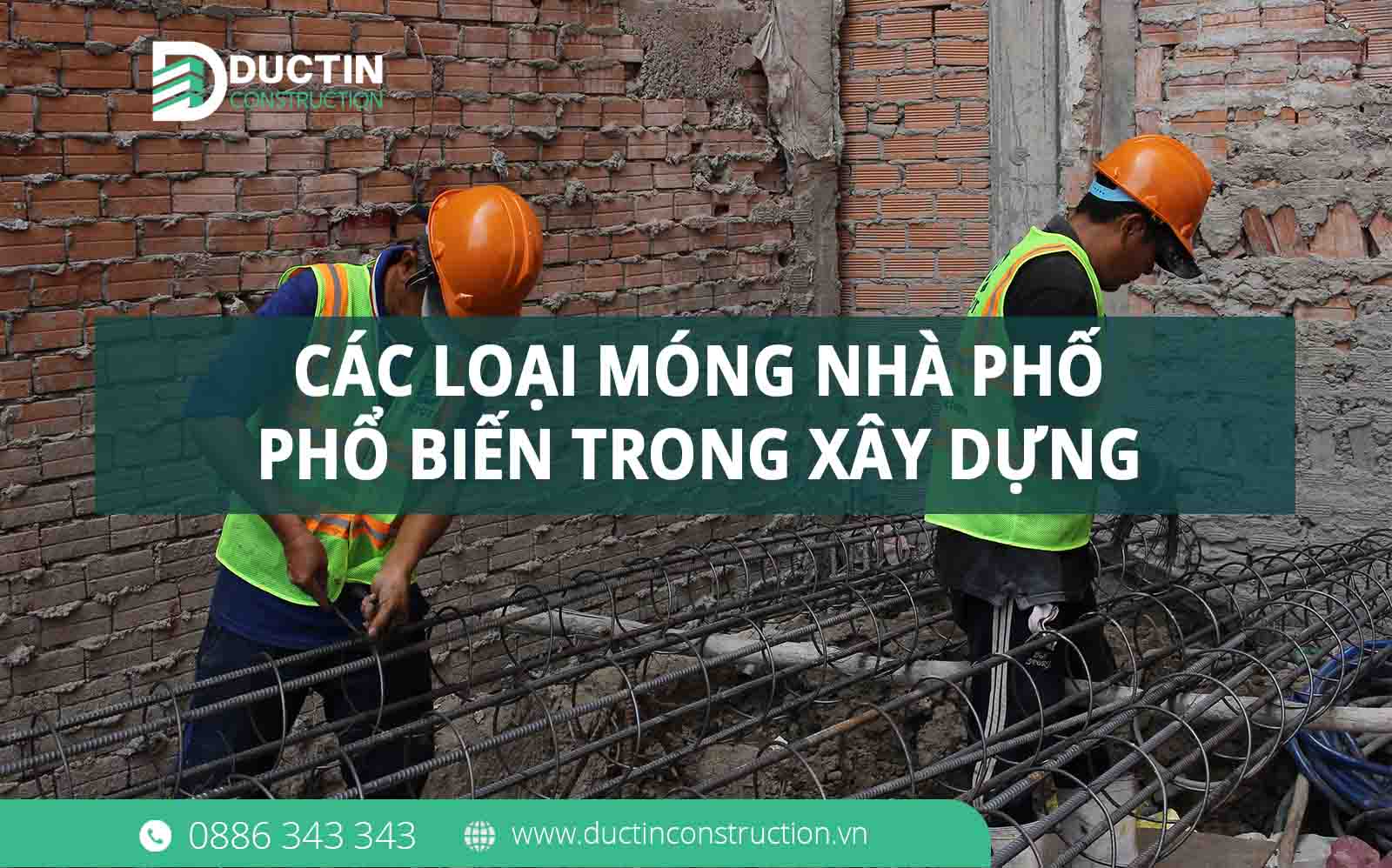 Các loại móng nhà phố phổ biến trong xây dựng