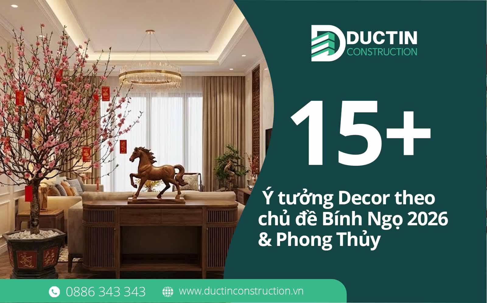 15 Ý tưởng decor nhà đón Tết Bính Ngọ 2026: Bí quyết phong thủy rước tài lộc & bình an