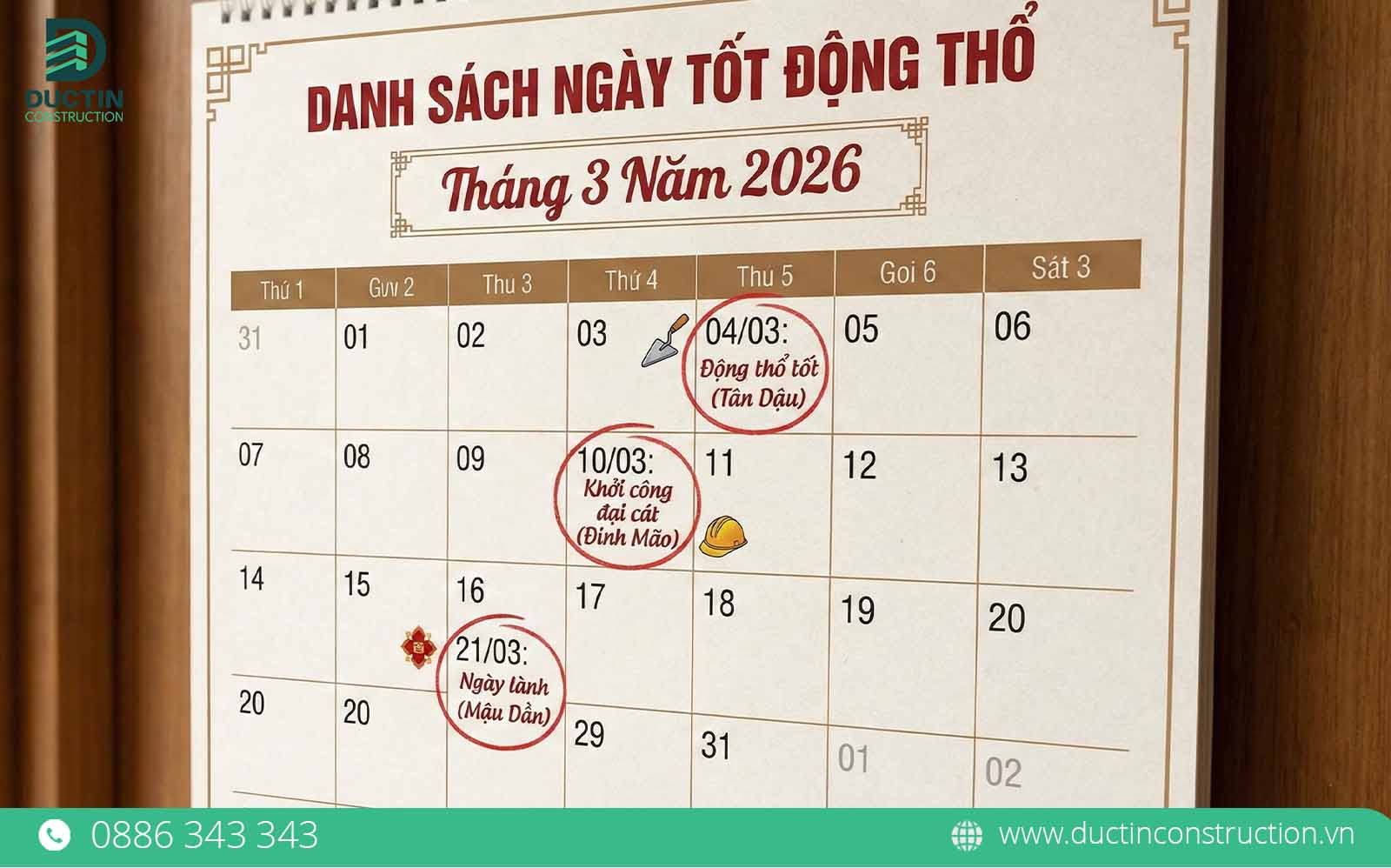 ngay tot thang 3