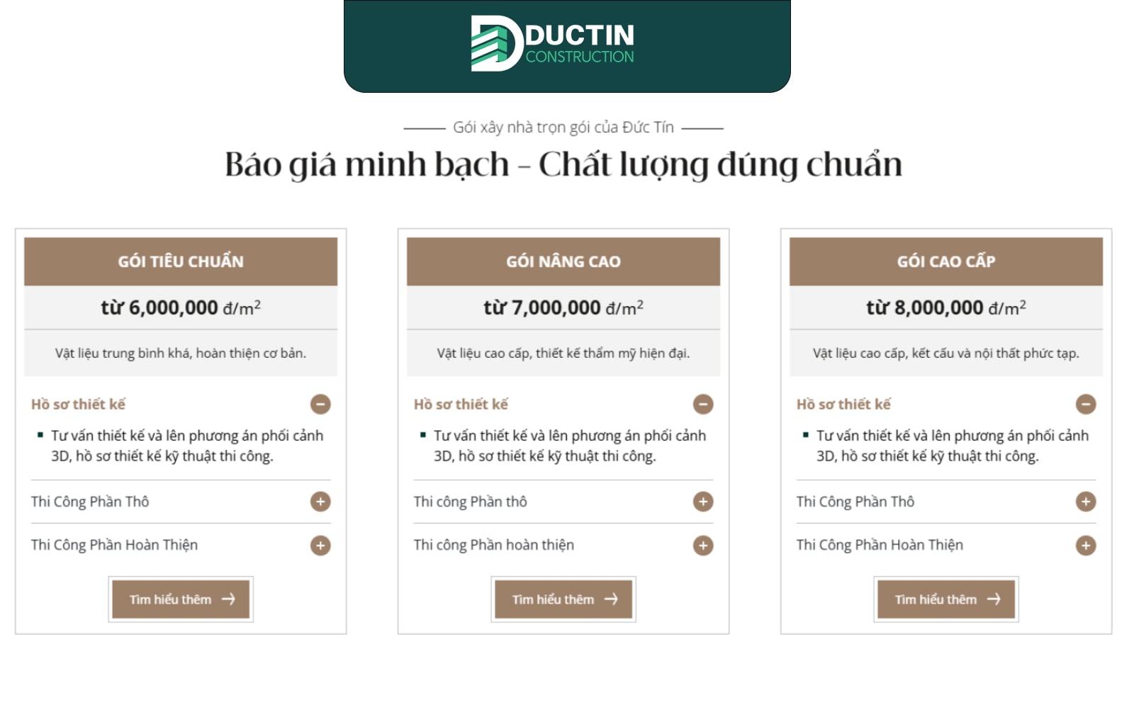 ba goi duc tin
