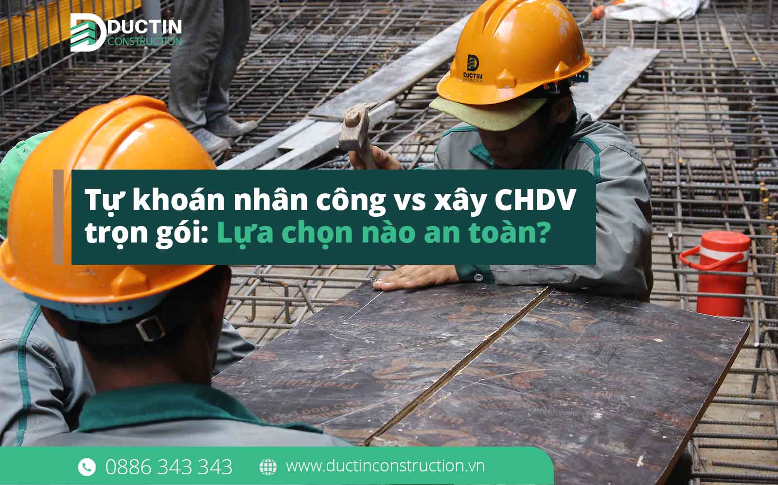Tự khoán nhân công vs xây CHDV trọn gói: Lựa chọn nào an toàn?