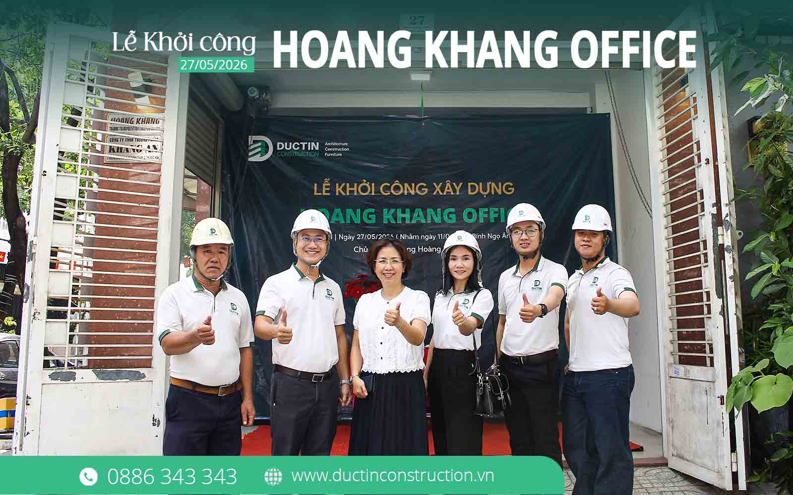 Lễ khởi công Hoàng Khang Office